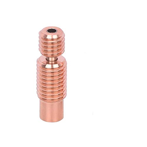 3Dman Bi-Metal Heatbreak Copper Alloy for 3D-V6 Hoten Volcano Prusa I3 MK3/MK3S Heat Break 1.75mm Filament (Thread)