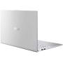 ASUS VivoBook S512 Thin and Light Laptop, 15.6” FHD, Intel Core i7-10510U CPU, 8GB DDR4 RAM, 256GB PCIe SSD + 1TB HDD, Windows 10 Home, S512FA-DS71, Silver Metal