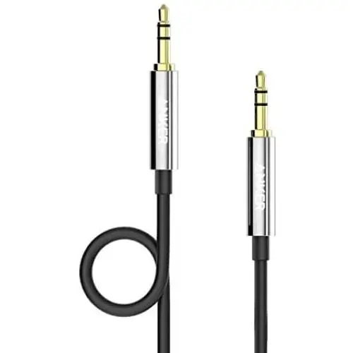 Anker 3.5mm Premium Auxiliary Audio Cable (4ft / 1.2m) AUX Cable for Headphones, iPods, iPhones, iPads, Home / Car Stereos and More (Black) Anker 3.5mm Premium Auxiliary Audio Cable (4ft / 1.2m) AUX Cable for Headphones, iPods, iPhones, iPads, Home / Car Stereos and More (Black)