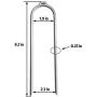 Gardenature Trampoline Galvanized Steel Wind Stakes-6 Pack-Trampoline Accessories