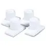 Wall Nanny Extender - 4 Inch Baby Gate Extension Kit (Made in USA) Extends Pressure Mounted Gates + Protects Walls + Stabilizes Gate - for Child, Pet & Dog Gates - Works on Stairs - Protector (4 Pack)
