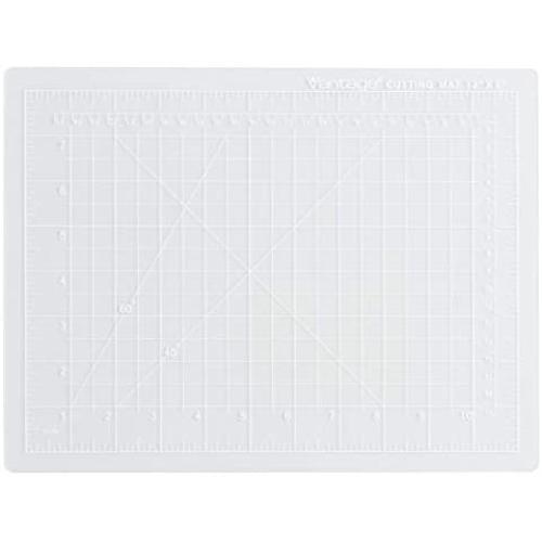 Dahle - 10660-12584 Vantage 10680 Self-Healing Cutting Mat, 9''x12'', 1/2'' Grid, 5 Layers for Max Healing, Perfect for Crafts & Sewing, Clear