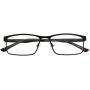 Eyecedar 5-Pack Reading Glasses Men Metal Frame Rectangle Style Stainless Steel Material Spring Hinges Includes Computer Readers +2.50