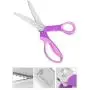 Sewing Pinking Shears for Fabric Paper Professional Craft Scissors with Sharp Stainless Steel Blades, P.LOTOR Lightweight Serrated Scissors with Comfortable Handle 9.3 Inch