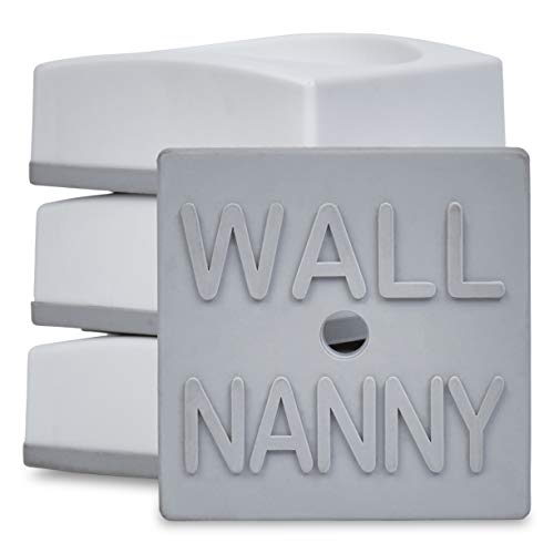 Wall Nanny Mini - Smallest Baby Gate Wall Protector (Made in USA) Protect Walls & Doorways from Pet & Dog Gates - for Child Pressure Mounted Stair Safety Gate - No Safety Hazard on Bottom Spindles