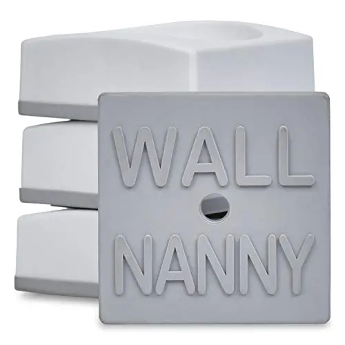 Wall Nanny Mini - Smallest Baby Gate Wall Protector (Made in USA) Protect Walls & Doorways from Pet & Dog Gates - for Child Pressure Mounted Stair Safety Gate - No Safety Hazard on Bottom Spindles