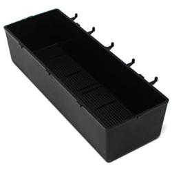 New Improved Large Parts Storage Bins Hooks to Peg Tool Board - Workbench- (Black)