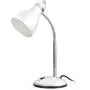 LEPOWER Metal Desk Lamp, Adjustable Goose Neck Table Lamp, Eye-Caring Study Desk Lamps for Bedroom, Study Room and Office (White)