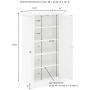 Crosley Furniture Seaside Accent Cabinet, White