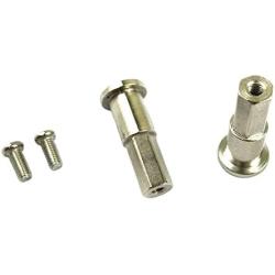 freneci 1/12 Remote Control Car Metal Upgrade Parts Rear Wheel Axle Fit for WPL D12 Spare Fittings Replacement Accessories - Rear Axles