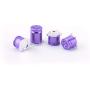 Metal Thumbsticks Joysticks for Xbox One, Aluminum Alloy ABXY Bullet Buttons Analog Grip Replacement Parts for Xbox One, Xbox One S/X, Xbox Series X Controllers with Installation Tools(Purple)