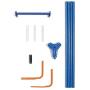 Snow Roof Rake by Avalanche! Original 750 with Slide Material: Easy Snow Removal for Metal, Cedar Shake, Tile, Architectural Shingled Roofs and Solar Panels. 17 Inch Wide, 16 Feet Long, 3 Inch Wheels
