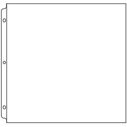 12 x 12-inch 3-Ring Album Page Protectors by We R Memory Keepers, 10 pack