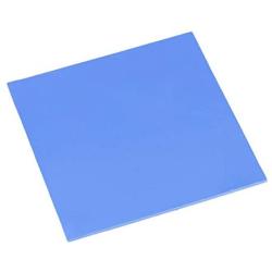 Zer one 100x100x2.0mm CPU Thermal Pad, Silicon Thermal Conductivity Sheet Insulation Paste Gap Filler Heatsink Cooling Pads(Blue)