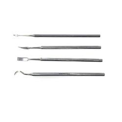 Cynamed 4 Pc Stainless Steel Spatula Wax & Clay Sculpting Tool Set - Unique Set of 4