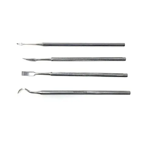 Cynamed 4 Pc Stainless Steel Spatula Wax & Clay Sculpting Tool Set - Unique Set of 4