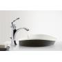 KOHLER Devonshire K-193-4-BN Single Handle Single Hole or Centerset Bathroom Faucet with Metal Drain Assembly in Brushed Nickel