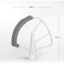 KITCHPOWER 6 Quart Flex Edge Beater for KitchenAid Bowl-Lift Stand Mixers/KitchenAid Mixer Attachment