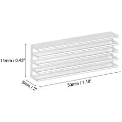 uxcell 30x11x5mm Aluminum Heatsink Electronics Cooler for MOS IC Chip Silver 10 Pcs