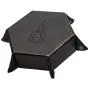 Forged Dice Co. Dice Tray Portable Folding Dice Rolling Tray for use as DND Dice Tray D&D Dice Tray or Dice Game 6.5 Inch Quiets Rolling Metal Dice - Stronger Snaps Hold Tighter Than Other Dice Trays