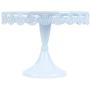 SOPRETY Metal White Cake Stand 10in , Dessert Display Stands Cupcake Holder, Decor for Wedding, Birthday, Party, Round