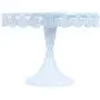 SOPRETY Metal White Cake Stand 10in , Dessert Display Stands Cupcake Holder, Decor for Wedding, Birthday, Party, Round