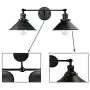 LMSOD Bathroom Vanity Light,2 Lights Vintage Industrial Black Wall Sconce Metal Lighting Fixture LMSOD Bathroom Vanity Light,2 Lights Vintage Industrial Black Wall Sconce Metal Lighting Fixture