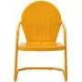 Crosley Furniture CO1001A-TG Griffith Retro Metal Outdoor Chair, Tangerine Crosley Furniture CO1001A-TG Griffith Retro Metal Outdoor Chair, Tangerine