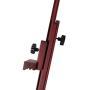 MEEDEN Extra Large Studio H-Frame Easel, Adjustable Tilting Solid Beech Wood Artist Easel, Mahogany Stain Finish Floor Painting Easel Stand, Accommodates Canvas Art up to 92 inch high