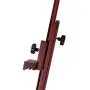 MEEDEN Extra Large Studio H-Frame Easel, Adjustable Tilting Solid Beech Wood Artist Easel, Mahogany Stain Finish Floor Painting Easel Stand, Accommodates Canvas Art up to 92 inch high