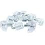 20 Pack Rok Hardware 5mm Clear Shelf Support Bracket Steel Pin Peg Kitchen Cabinet Book Shelves Holder