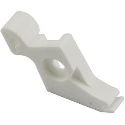 DREAMSTITCH Low Shank Snap On Sewing Presser Foot Adaptor Ankle 4124112 for Husqvarna Viking,White Alt:4124112-01,4124112-45,4124112-45,4123471-01,4126161-01,412616101#4124112