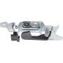 Interior Door Handles compatible with Set of 2 Front Left and Right Side Metal bezel plastic lever Blue W/door lock button