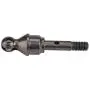 Dilwe RC Truck CVD Axle, Metal RC Front/Rear CVD Axle for Traxxas Slash 4X4 1/10 Truck Remote Control Car Component Replacement Part Accessory(Front-Gray Black )