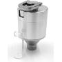 Powder Spice Grinder Hand Mill Funnel - Metal 3 Piece 1.75 inch with Vial- By TitanOwl