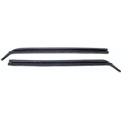 67-69 Camaro Firebird Quarter Window Vertical Weatherstrip with Steel Spline - LH/RH (Sold as a Pair)