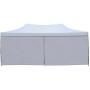 10x20 Ft Pop up Canopy Party Wedding Gazebo Tent Shelter with Removable Side Walls White