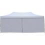 10x20 Ft Pop up Canopy Party Wedding Gazebo Tent Shelter with Removable Side Walls White