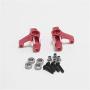 Essenc Upgrade Parts for WLtoys 1: 14 144001 RC Car Metal Steering Swing Arm Base C Rear Hub Seat Servo Pull Rod,Red