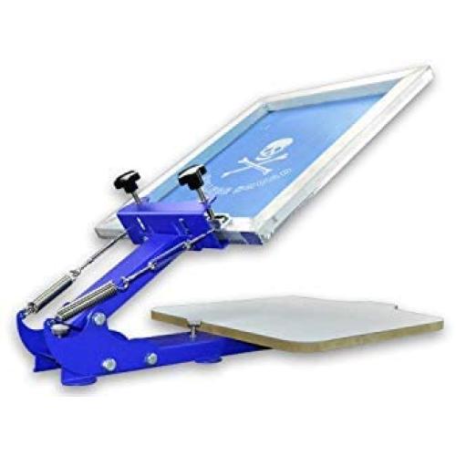 INTBUYING 1 Color Silk Screen Printing Machine Fix on Table T-shirt Pallet INTBUYING 1 Color Silk Screen Printing Machine Fix on Table T-shirt Pallet