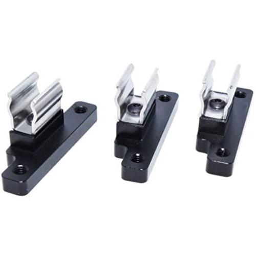 Billet Soft Top Clips Spring Steel (For Geo Tracker/Suzuki Sidekick) (Black, Set of 3)