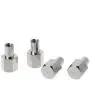 YU-NIYUT 4PCS Wheel Hex Hub M12 12mm Extension Adaptor M15 15mm 4 Longer Combiner Coupler Alloy for 1/10 RC Crawler RC Spare Parts, Modification Fun & RC Lovers Choice