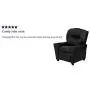 Flash Furniture Contemporary Black LeatherSoft Kids Recliner with Cup Holder Flash Furniture Contemporary Black LeatherSoft Kids Recliner with Cup Holder