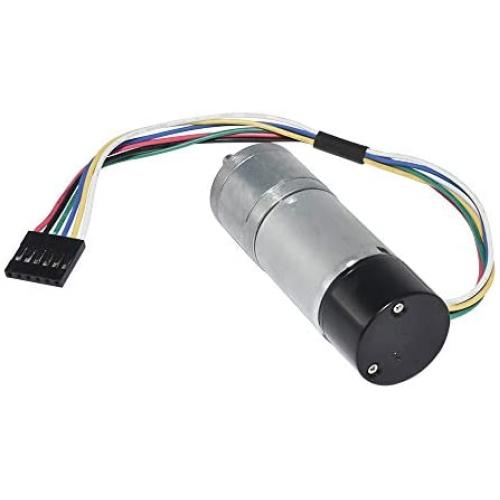 Bemonoc Encoder Metal Gearmotor DC 24V High Speed 150RPM Gear Motor with Two-channel Hall Effect Encoder for DIY Parts Bemonoc Encoder Metal Gearmotor DC 24V High Speed 150RPM Gear Motor with Two-channel Hall Effect Encoder for DIY Parts
