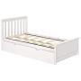 Max & Lily Bed with Trundle, Twin, White