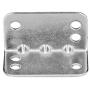 Rok Hardware Heavy Duty Metal Bracket Right Angle Brace, 20 Gauge, Zinc Finish, 50 Pack