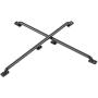 Zouminy Body Shell Left/Right Metal Handrail for 1/10 Scale RC Crawler Car Upgrade Accessory (135cm)