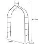 Giantex Metal Garden Arbor Wedding Arch, 8.4 Ft High x 4.6 Ft Wide, Pergola Arbor for Climbing Plant Roses Vines, Indoor Outdoor Garden Patio Bridal Party Decoration Wedding Arch Giantex Metal Garden Arbor Wedding Arch, 8.4 Ft High x 4.6 Ft Wide, Pergola Arbor for Climbing Plant Roses Vines, Indoor Outdoor Garden Patio Bridal Party Decoration Wedding Arch