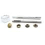 INNETOC 100 Sets - 12mm(1/2'') Metal Line 24 Gunmetal Black Plated Steel Snaps Fastener Leather Rapid Rivet Button Sewing with Seting Tool (12mm, Bronze)