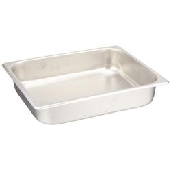 Winco 1/2 Size Pan 2 1/2'' (NSF), Stainless Steel, Medium